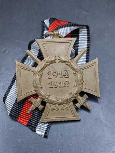 Orden Frontkämpfer Ehrenkreuz 1914-1918  Band Militaria Hersteller St. & L. RAR