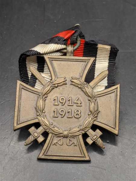 Orden Frontkämpfer Ehrenkreuz G & S 1914-1918 am Band Militaria Hersteller