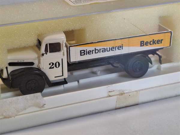 Brekina Bierbrauerei Becker LKW Eisenbahn H0 1:87 Modellbau