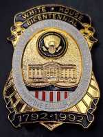 White House Secret Service Badge Polizei Police US Abzeichen Marke Insigne