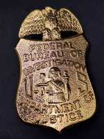 Federal Bureau Of Investigation Badge Polizei Police US...