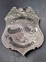 Sonoma Patrolman Detective Service Badge Polizei Police...