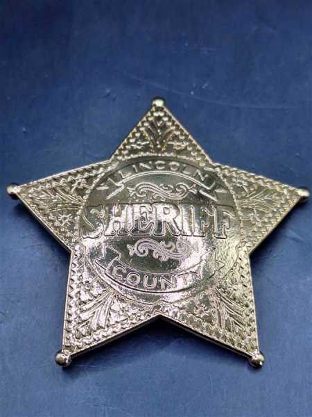 Lincoln Sheriff County Badge Polizei Police US Abzeichen Marke Insigne