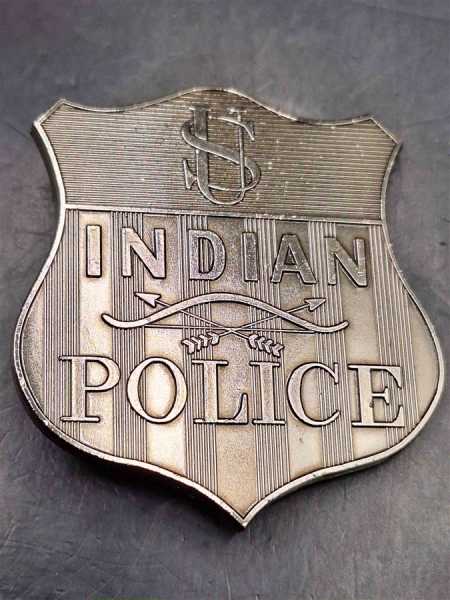 Indian Police Badge Polizei Police US Abzeichen Marke Insigne