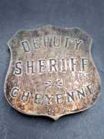 Deputy Sheriff Cheyenne Badge Polizei Police Abzeichen Marke Insigne