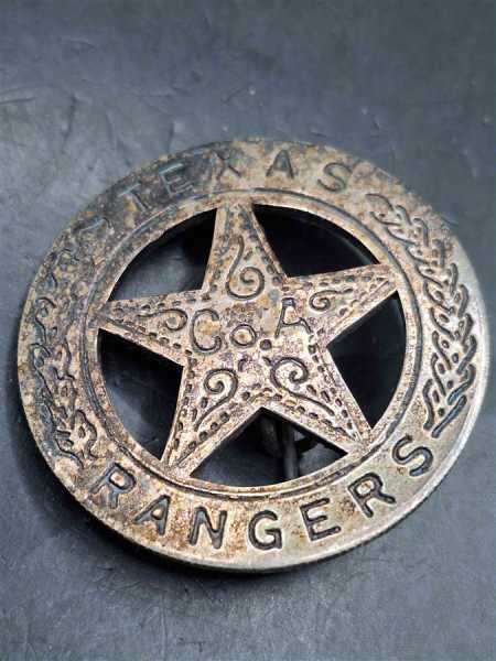 Texas Ranger Co.A. Badge Polizei Police Abzeichen Marke Insigne