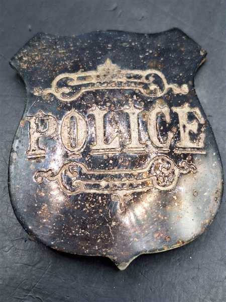 Badge Polizei Police Abzeichen Marke Insigne Western Cowboy