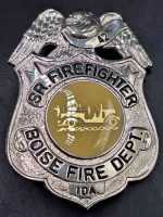 SR. Firefighter Boise Fire Dept. IDA. US Feuerwehr Badge...