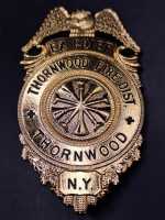 EX Chief Thornwood Fire Dist. N.Y. US Feuerwehr Badge...