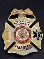 District of Columbia President 1993 US Feuerwehr Badge...