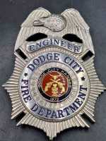 Engineer Dodge City Kansas 1872 US Feuerwehr Badge Medal Fire Department