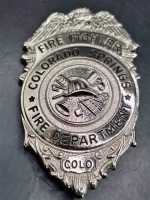 Fire Fighter Colorado Springs US Feuerwehr Badge Medal...