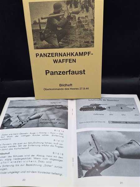 Bildheft Panzernahkampfwaffen Panzerfaust Wehrmacht Panzervernichtungsabzeichen