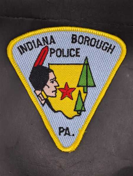 Polizei Police US Patch Ärmelabzeichen USA Indiana Borough Police Indianer