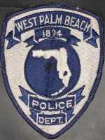 Polizei Police US Patch Ärmelabzeichen USA West Palm...