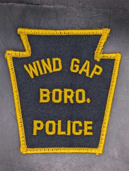 Polizei Police US Patch Ärmelabzeichen USA Wind Gap Boro. Police