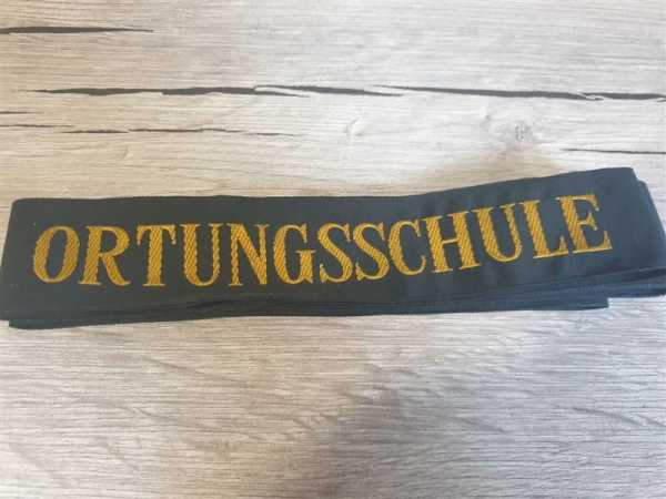 Bundesmarine Ortungsschule Mützenband Militaria Bundeswehr Uniform Tellermütze