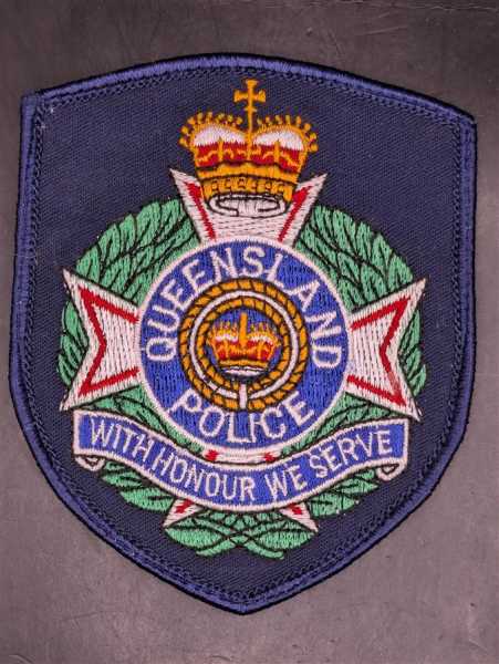 Polizei Police US Patch Ärmelabzeichen  Queensland Police With Honour we Serve