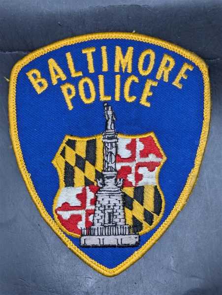 Polizei Police US Patch Ärmelabzeichen USA Baltimore Police