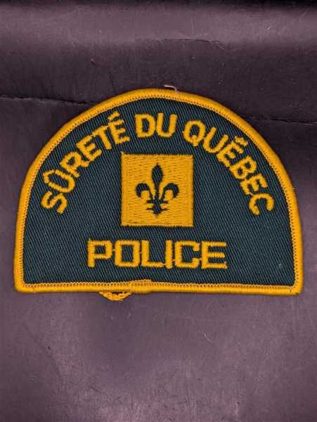 Polizei Police US Patch Ärmelabzeichen USA Surete Du Quebec Police