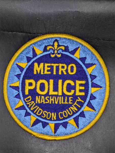 Polizei Police US Patch Ärmelabzeichen Metro Police Nashville Davidson County