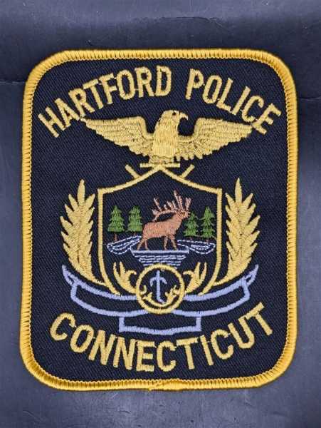 Polizei Police US Patch Ärmelabzeichen USA Hartford Police Connecticut