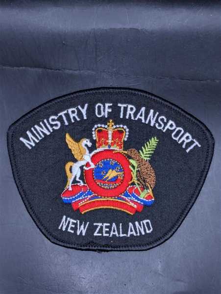 Ärmelabzeichen Stoffabzeichen Patch Polizei Ministry of Transport New Zealand