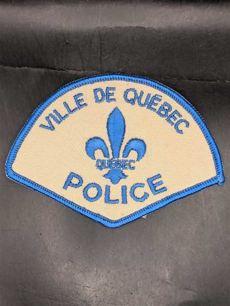 Ärmelabzeichen Stoffabzeichen Patch Police Polizei Ville de Quebec Police