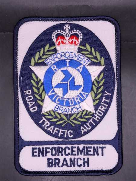 Ärmelabzeichen Stoffabzeichen Patch Police Polizei Road Traffic Branch Victoria