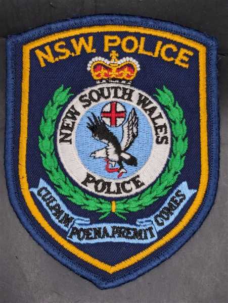 Ärmelabzeichen Stoffabzeichen Patch Police Polizei N.S.W. Police New South Wales