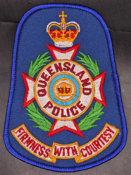 Ärmelabzeichen Stoffabzeichen Patch Police Polizei Queensland Police Firmness With Courtesy