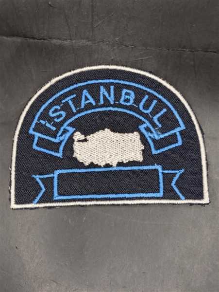 Ärmelabzeichen Stoffabzeichen Patch Police Polizei Istanbul Türkei