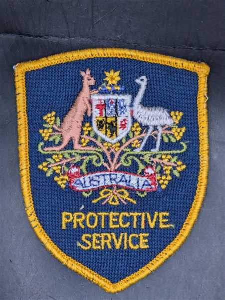 Ärmelabzeichen Stoffabzeichen Patch Police Polizei Australia Protective Service