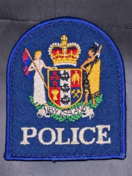 Ärmelabzeichen Stoffabzeichen Patch Police Polizei New Zealand Police