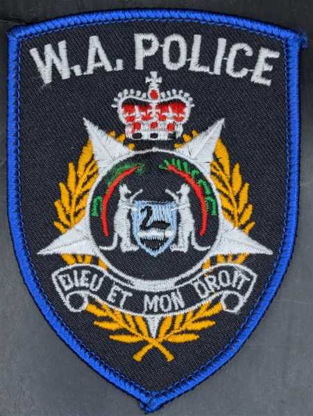 Ärmelabzeichen Stoffabzeichen Patch Police Polizei Australien W.A. Police