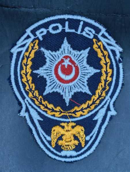 Ärmelabzeichen Stoffabzeichen Patch Police Polizei Türkei Polis