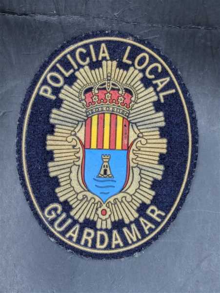 Ärmelabzeichen Stoffabzeichen Patch Polizei Spanien Policia Local Guardamar