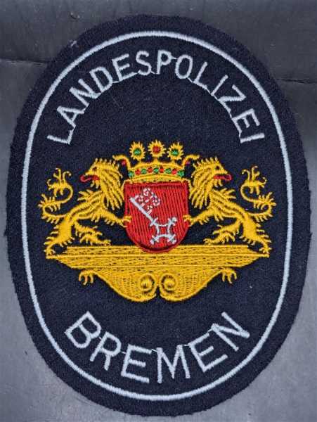 Ärmelabzeichen Patch Polizei Stoffabzeichen Landespolizei Bremen