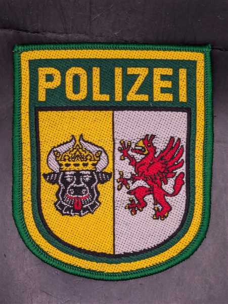 Ärmelabzeichen Patch Polizei Stoffabzeichen Mecklenburg Vorpommern