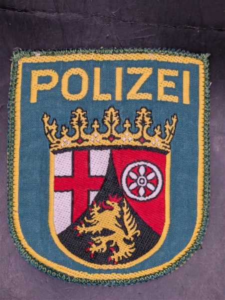 Ärmelabzeichen Patch Polizei Stoffabzeichen RLP Rheinland-Pfalz