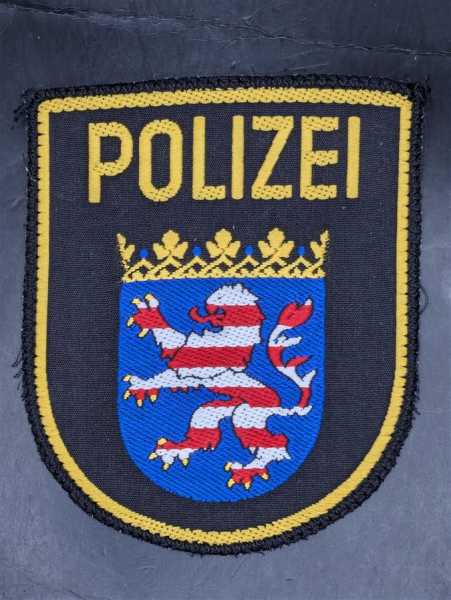 Ärmelabzeichen Patch Polizei Stoffabzeichen Hessen Alt