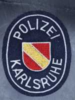 Ärmelabzeichen Patch Polizei Stoffabzeichen Karlsruhe