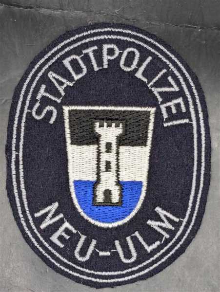 Ärmelabzeichen Patch Polizei Stoffabzeichen Stadtpolizei Neu Ulm