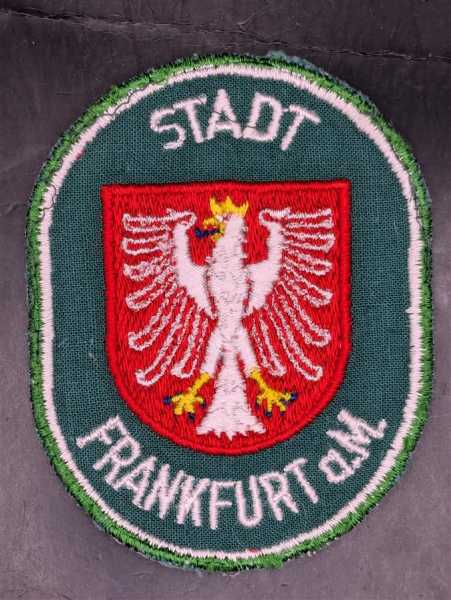 Ärmelabzeichen Patch Polizei Stoffabzeichen Stadt Frankfurt a.M.