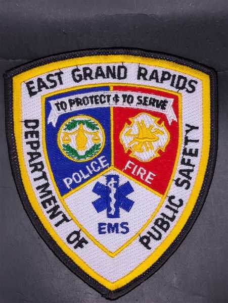 Polizei Police US Patch Ärmelabzeichen USA East Grand Rapids Police Fire EMS