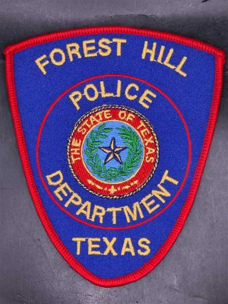 Polizei Police US Patch Ärmelabzeichen USA Forest Hill Police Department Texas