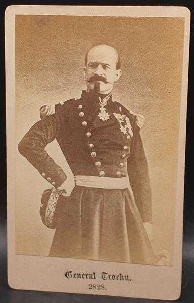 CDV um 1900 Militaria Militaria General Louis Jules Trochu Frankreich France RAR