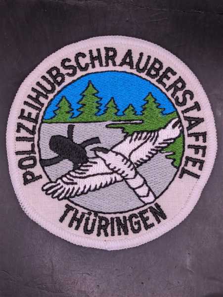 Ärmelabzeichen Patch Polizei Stoffabzeichen Polizeihubschrauberstaffel Thüringen