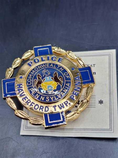 Haverford Pennsylvania Police US Badge Polizei Police Abzeichen Marke Insigne