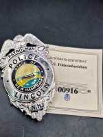 Police Lincoln Patrolman New Hampshire US Badge Polizei...